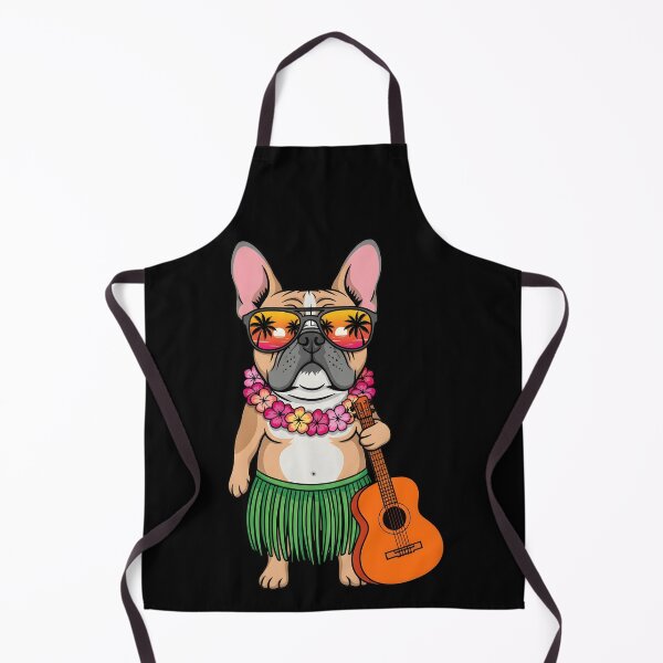 Item preview, Hawaiian French Bulldog & Pineapple Ukulele Summer Vacation designed and sold by OlakunleOloroz.