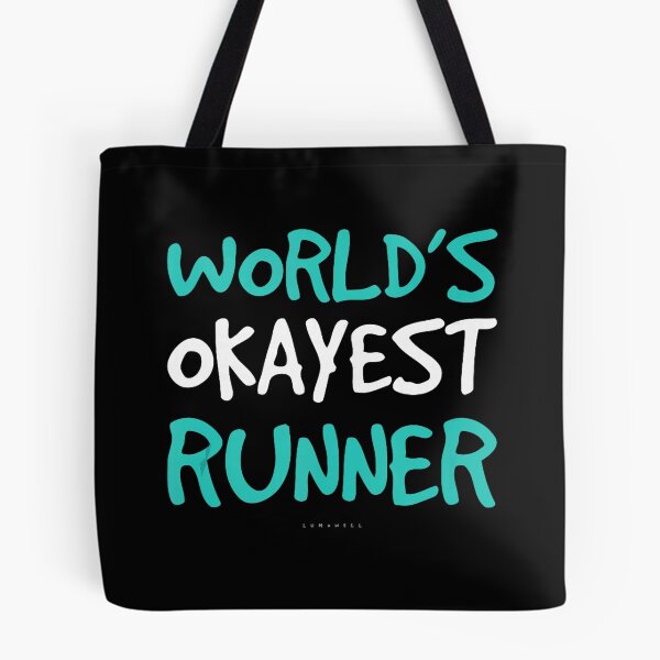 Item preview, Worlds Okayest Runner Tank Top. Funny Running Runner designed and sold by RobertKnow.