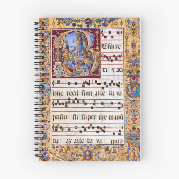 Item preview, Religious Christian Resurrection Easter Medieval Illuminated Manuscript designed and sold by Vintage-TM.
