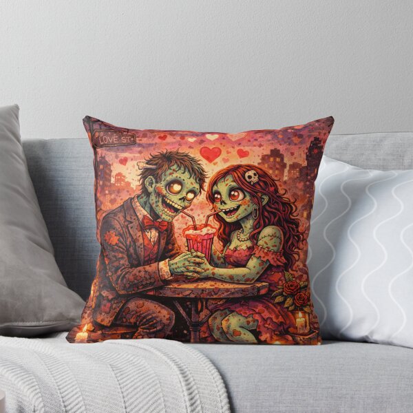 Item preview, Love Never Dies Zombie Apocalypse Valentine Low Poly Art designed and sold by ArtificialAce.