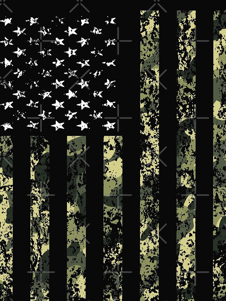 Camo American Flag by 2djazz