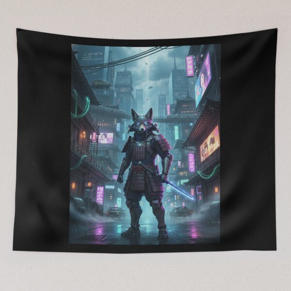 Item preview, Neon Blade Fox Ronin designed and sold by FoxVibes.