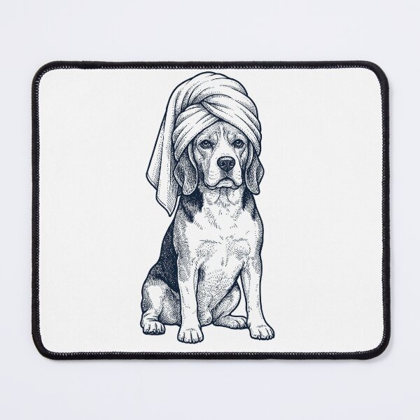 Item preview, Beagle Spa Bath Dog Mom Dad designed and sold by DoodleTortle.