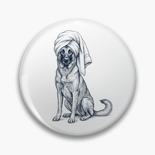 Item preview, Belgian Malinois Spa Bath Dog Mom Dad designed and sold by DoodleTortle.