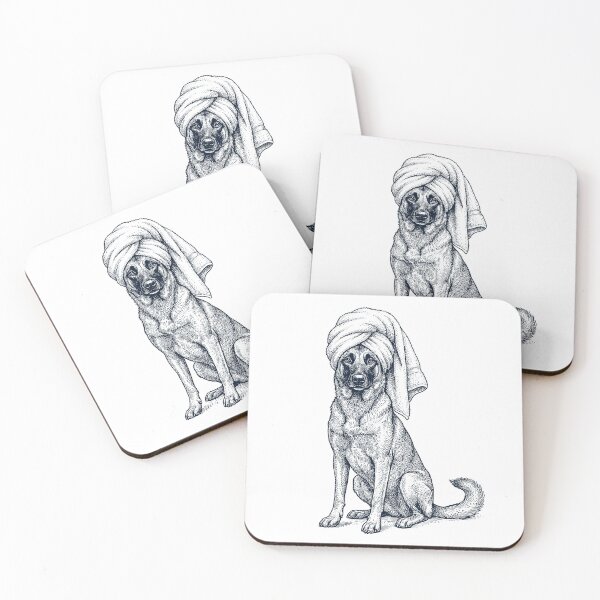 Item preview, Belgian Malinois Spa Bath Dog Mom Dad designed and sold by DoodleTortle.