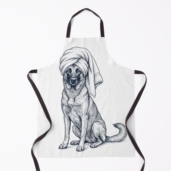 Item preview, Belgian Malinois Spa Bath Dog Mom Dad designed and sold by DoodleTortle.