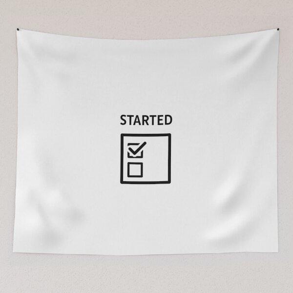 Item preview, Hesitation Is Gone | I Finally Started | Inner Winner designed and sold by INNER WINNER YOU.