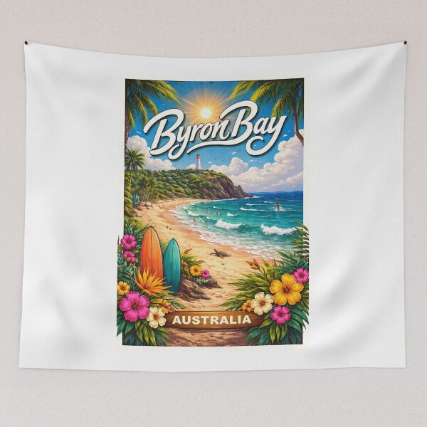 Item preview, Byron Bay – Australia’s Lighthouse Coastline and Tropical Surf Beach designed and sold by Aryabek.