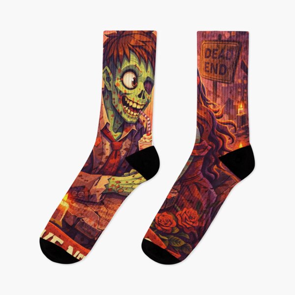 Item preview, Love Never Dies Zombie Apocalypse Valentine Low Poly Art designed and sold by ArtificialAce.