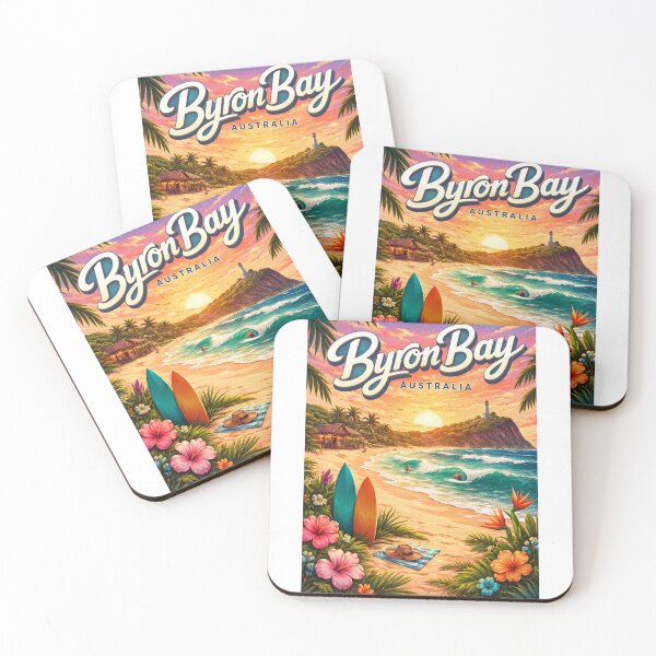 Item preview, Byron Bay Sunset – Cape Byron Lighthouse and Bohemian Beach Vibes designed and sold by Aryabek.