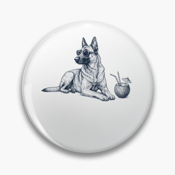 Item preview, Belgian Malinois Vacation Dog Lover Gift designed and sold by DoodleTortle.