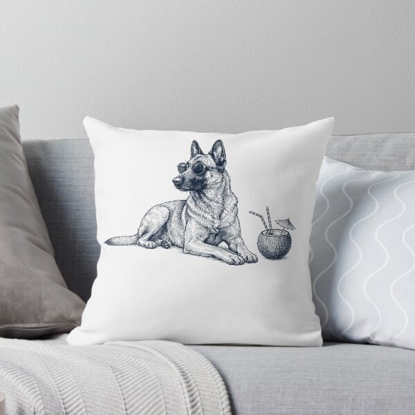 Item preview, Belgian Malinois Vacation Dog Lover Gift designed and sold by DoodleTortle.
