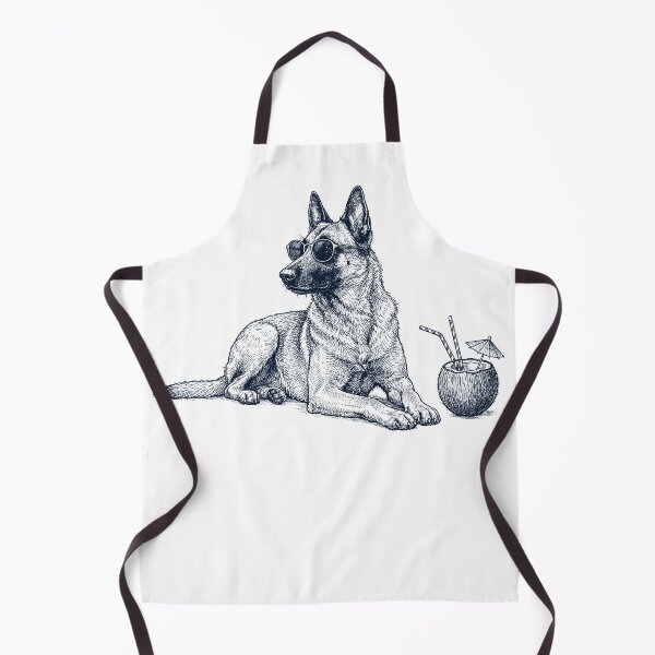 Item preview, Belgian Malinois Vacation Dog Lover Gift designed and sold by DoodleTortle.