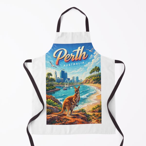 Item preview, Perth Skyline – Western Australia’s Riverside Capital with Kangaroo Lookout designed and sold by Aryabek.