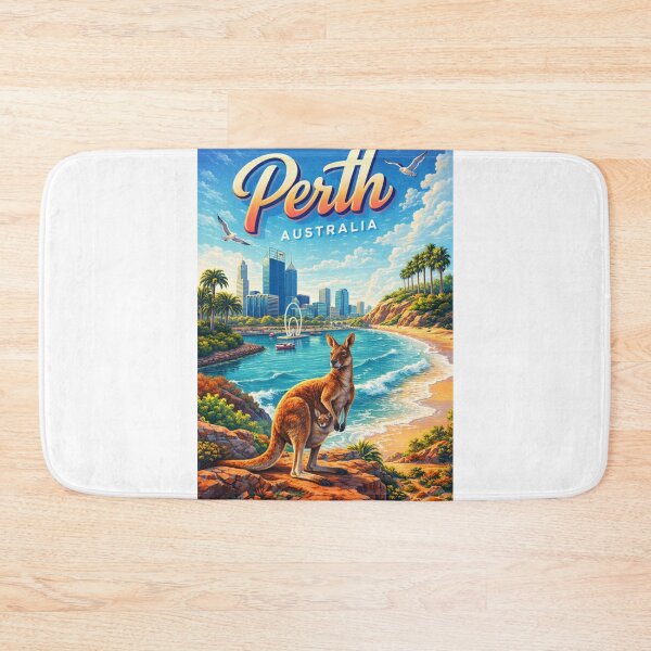 Item preview, Perth Skyline – Western Australia’s Riverside Capital with Kangaroo Lookout designed and sold by Aryabek.