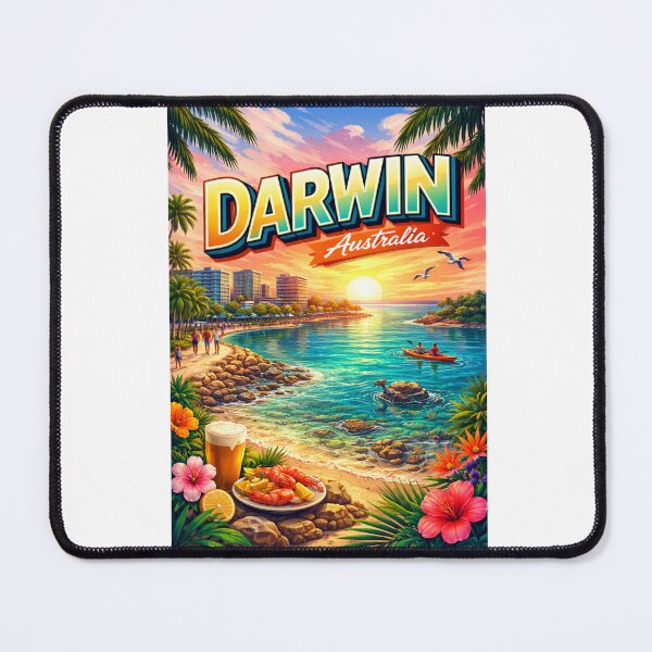 Item preview, Darwin Waterfront – Northern Territory Tropical Sunset with Coastal Dining designed and sold by Aryabek.