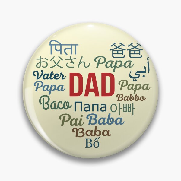 Item preview, Dad in Multiple Language In Heart Shape Valentine designed and sold by Imaginationbeyond.