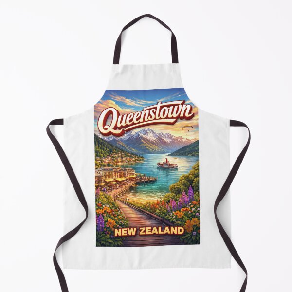 Item preview, Queenstown Lakeside – New Zealand's Alpine Retreat with the TSS Earnslaw designed and sold by Aryabek.