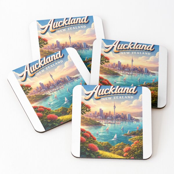 Item preview, Auckland Harbour – Sky Tower and Sailing Yachts Across Waitematā Harbour designed and sold by Aryabek.
