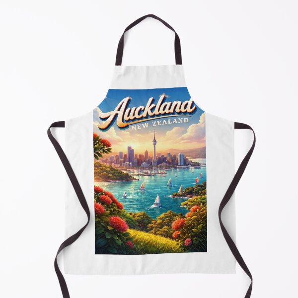 Item preview, Auckland Harbour – Sky Tower and Sailing Yachts Across Waitematā Harbour designed and sold by Aryabek.