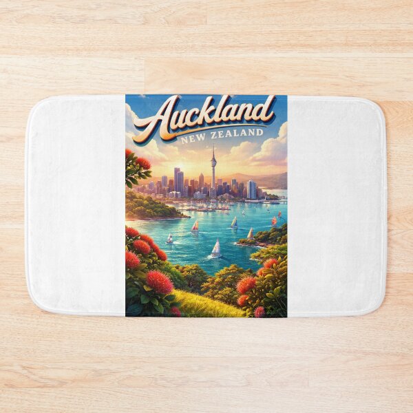 Item preview, Auckland Harbour – Sky Tower and Sailing Yachts Across Waitematā Harbour designed and sold by Aryabek.