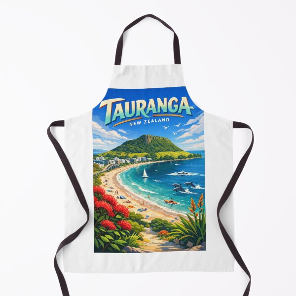 Item preview, Tauranga Coastline – Mount Maunganui, Beachfront Living & Dolphins designed and sold by Aryabek.