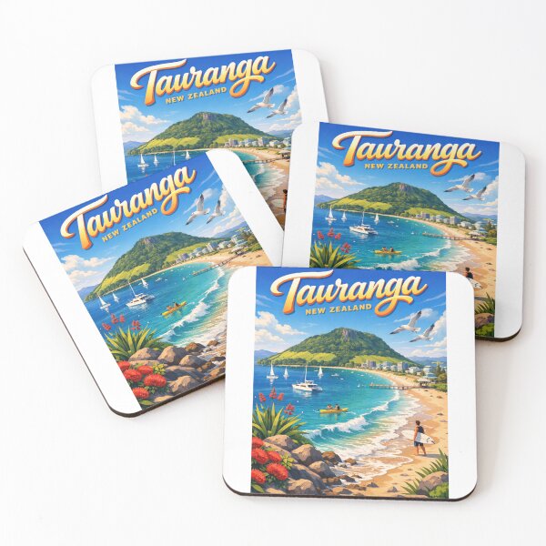 Item preview, Tauranga Beach Escape – Mount Maunganui, Surfing and Bay of Plenty Views designed and sold by Aryabek.