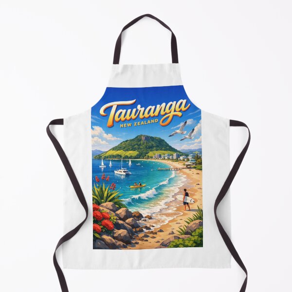 Item preview, Tauranga Beach Escape – Mount Maunganui, Surfing and Bay of Plenty Views designed and sold by Aryabek.