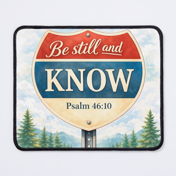 Item preview, Be Still & Know – Inspirational Christian Art designed and sold by Avara-Creative.