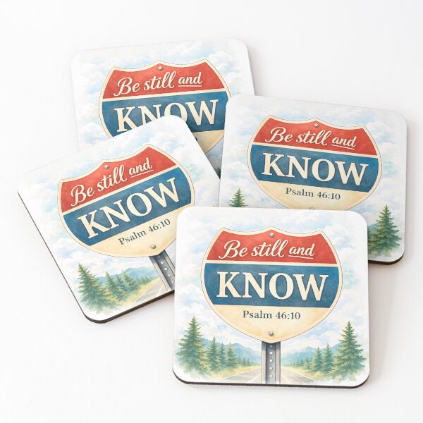 Item preview, Be Still & Know – Inspirational Christian Art designed and sold by Avara-Creative.