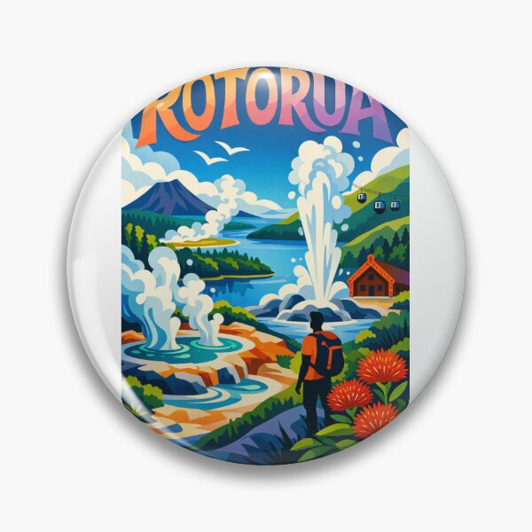 Item preview, Rotorua Geothermal Wonderland – Pohutu Geyser, Māori Culture & Lakes District designed and sold by Aryabek.