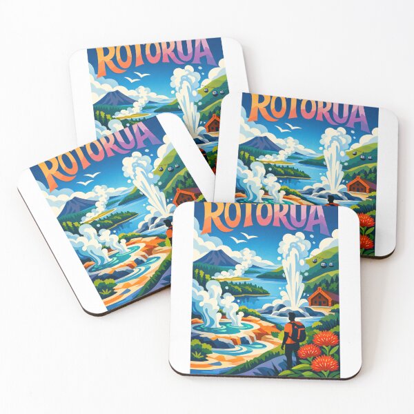 Item preview, Rotorua Geothermal Wonderland – Pohutu Geyser, Māori Culture & Lakes District designed and sold by Aryabek.