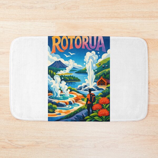 Item preview, Rotorua Geothermal Wonderland – Pohutu Geyser, Māori Culture & Lakes District designed and sold by Aryabek.