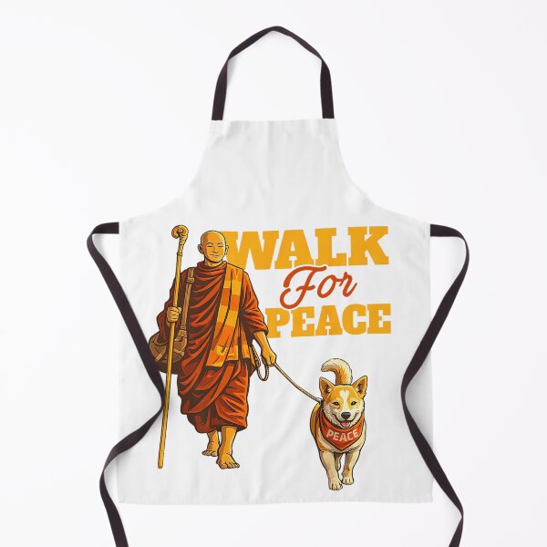 Item preview, Peace Walking Monks and Aloka Dog Walk for Peace Men Women designed and sold by JaidyKris.