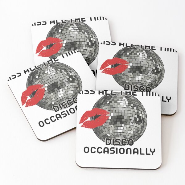 Item preview, Kiss All The Time Disco Occasionally Gift Graphic designed and sold by DianneShelton.