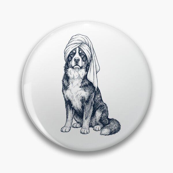 Item preview, Bernese Mountain Dog Spa Bath Dog Mom Dad designed and sold by DoodleTortle.