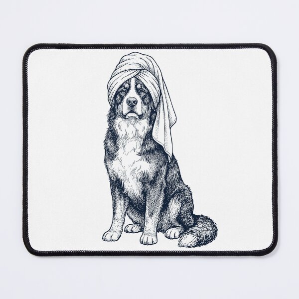 Item preview, Bernese Mountain Dog Spa Bath Dog Mom Dad designed and sold by DoodleTortle.