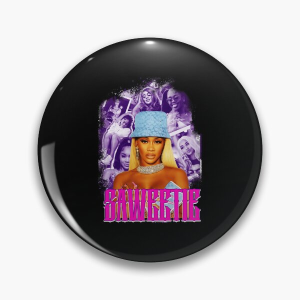 Item preview, Saweetie Rapper Purple Bootleg designed and sold by evilspecialist.