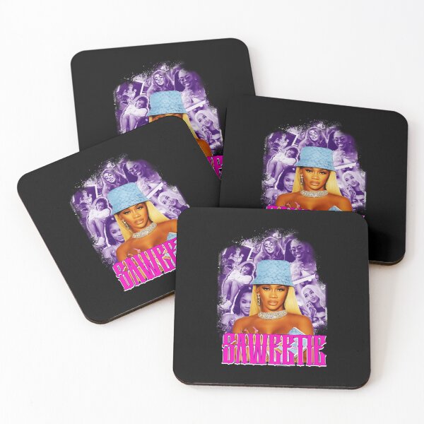 Item preview, Saweetie Rapper Purple Bootleg designed and sold by evilspecialist.