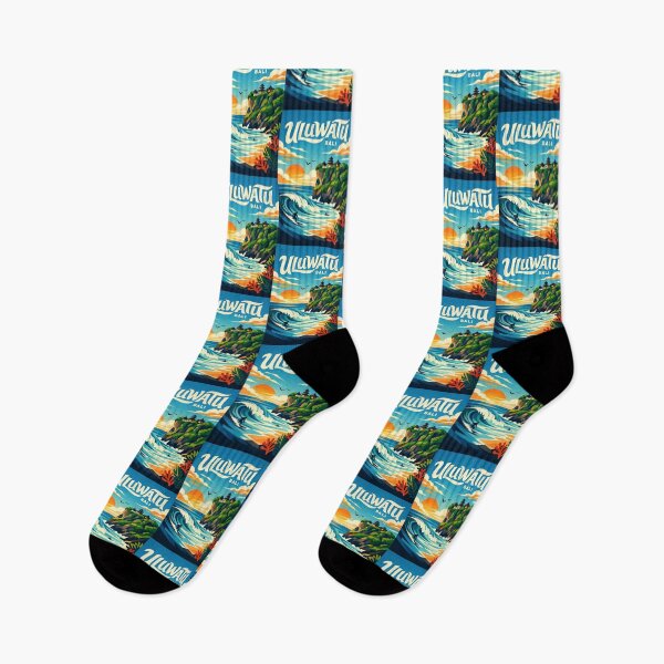 Item preview, Uluwatu Cliff Surf View – Balinese Temple Sunset and Indian Ocean Breaks designed and sold by Aryabek.