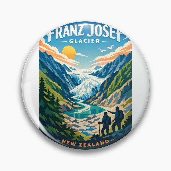 Item preview, Franz Josef Glacier Valley View – Southern Alps and Westland Rainforest designed and sold by Aryabek.
