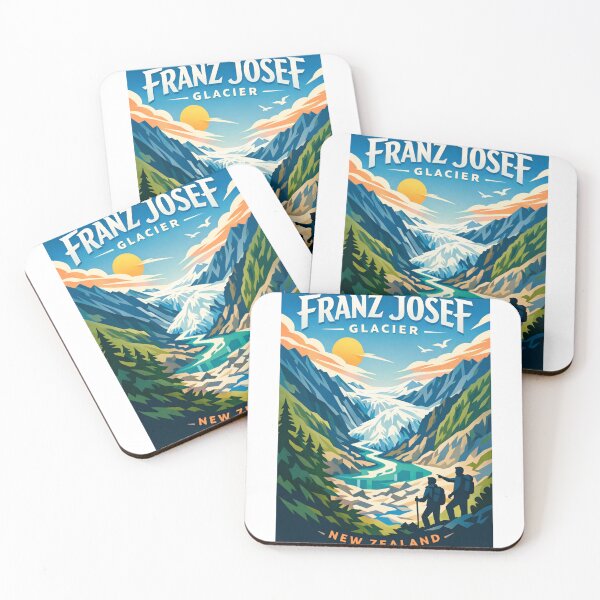 Item preview, Franz Josef Glacier Valley View – Southern Alps and Westland Rainforest designed and sold by Aryabek.