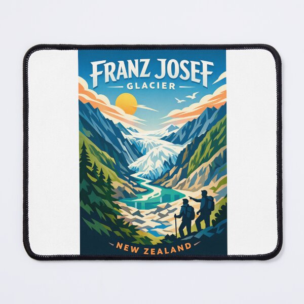 Item preview, Franz Josef Glacier Valley View – Southern Alps and Westland Rainforest designed and sold by Aryabek.
