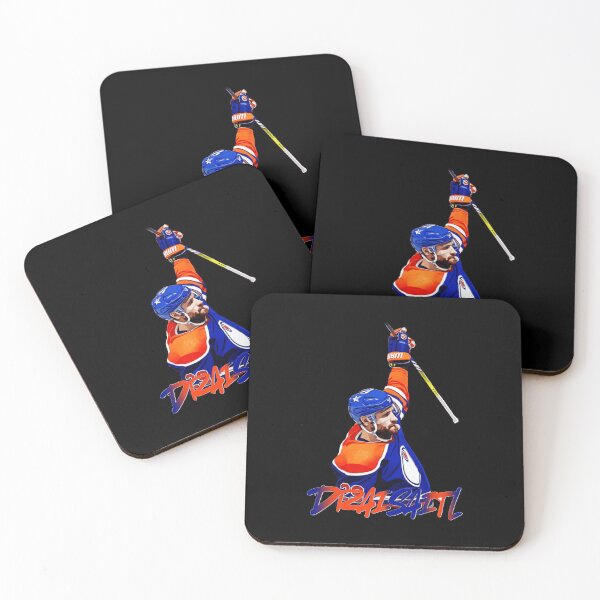 Item preview, Leon Draisaitl Action Hockey Illustration designed and sold by scourgeredundan.