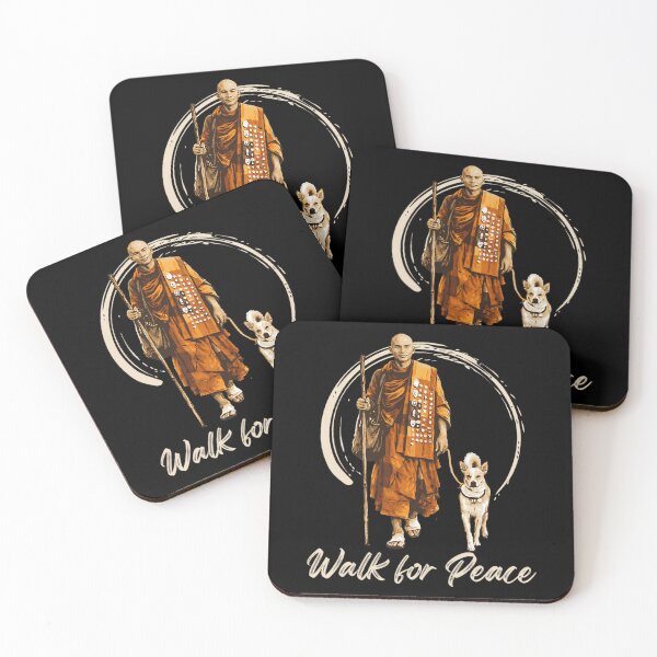 Item preview, Peace Walking Monks and Aloka Dog Walk for Peace  designed and sold by JaidyKris.