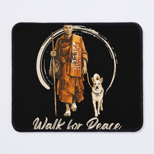 Item preview, Peace Walking Monks and Aloka Dog Walk for Peace designed and sold by JaidyKris.