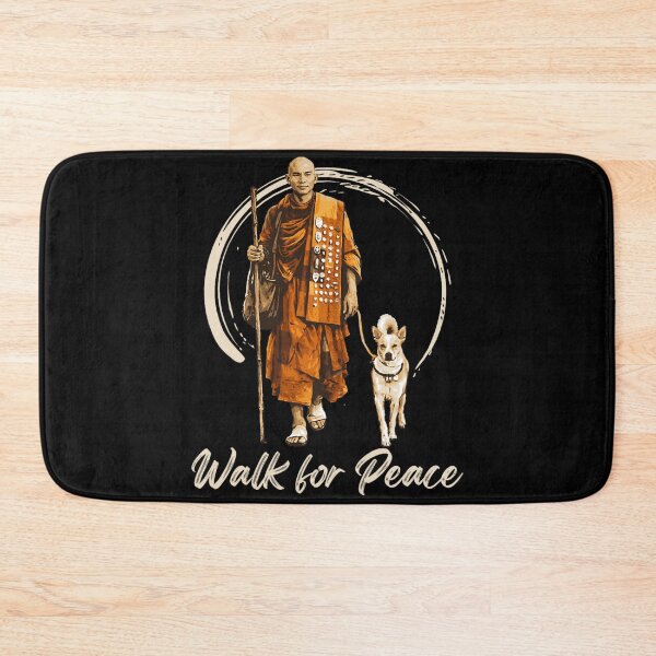 Item preview, Peace Walking Monks and Aloka Dog Walk for Peace  designed and sold by JaidyKris.
