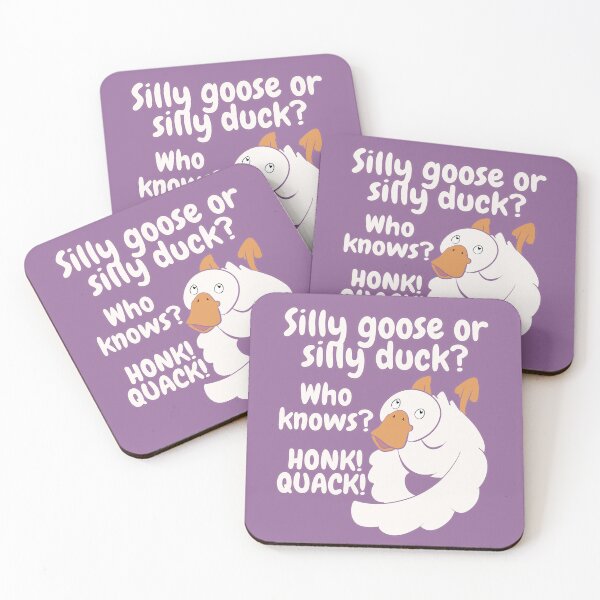 Item preview, Silly Goose Or Silly Duck? Who Knows? Honk! Quack!  designed and sold by HugSomeNettles.