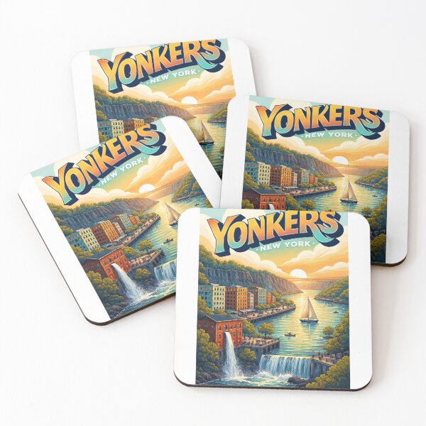 Item preview, Yonkers Waterfront at Sunset – Hudson River Promenade & New York Charm designed and sold by Aryabek.