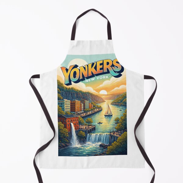 Item preview, Yonkers Waterfront at Sunset – Hudson River Promenade & New York Charm designed and sold by Aryabek.